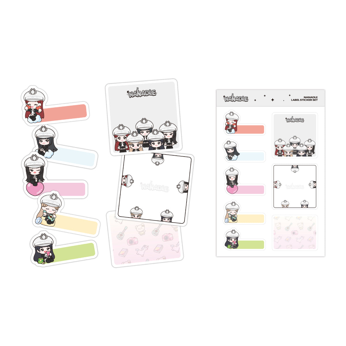 (G)I-DLE [NANADLE 'SUPER LADY'] OFFICIAL MD - 06. LABEL STICKER SET