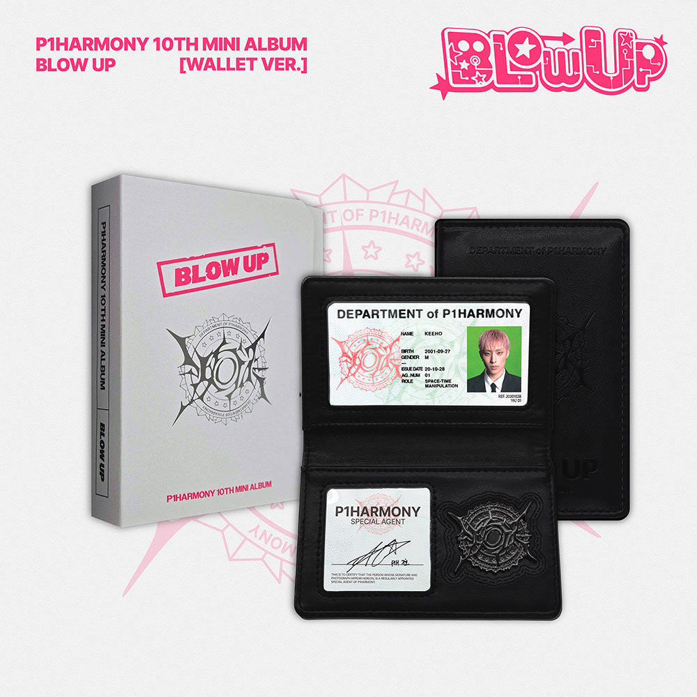 P1HARMONY 10TH MINI ALBUM - BLOW UP (WALLET VER.) + APPLEMUSIC PHOTOCARD (PRE-ORDER)