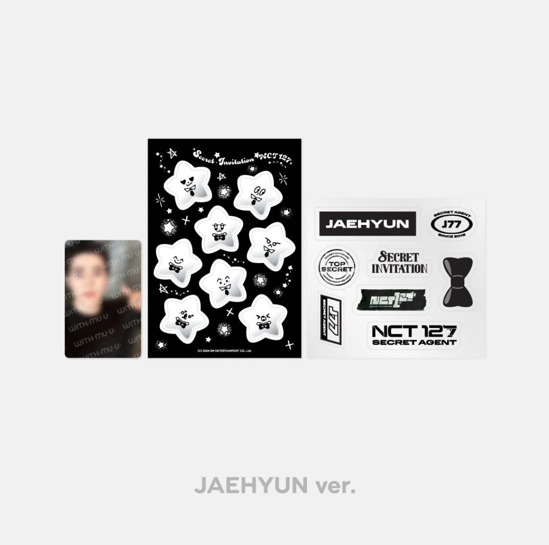 NCT 127 2024 8TH ANNIVERSARY [8ECRET INVITATION] OFFICIAL MD - 08. DECO STICKER SET