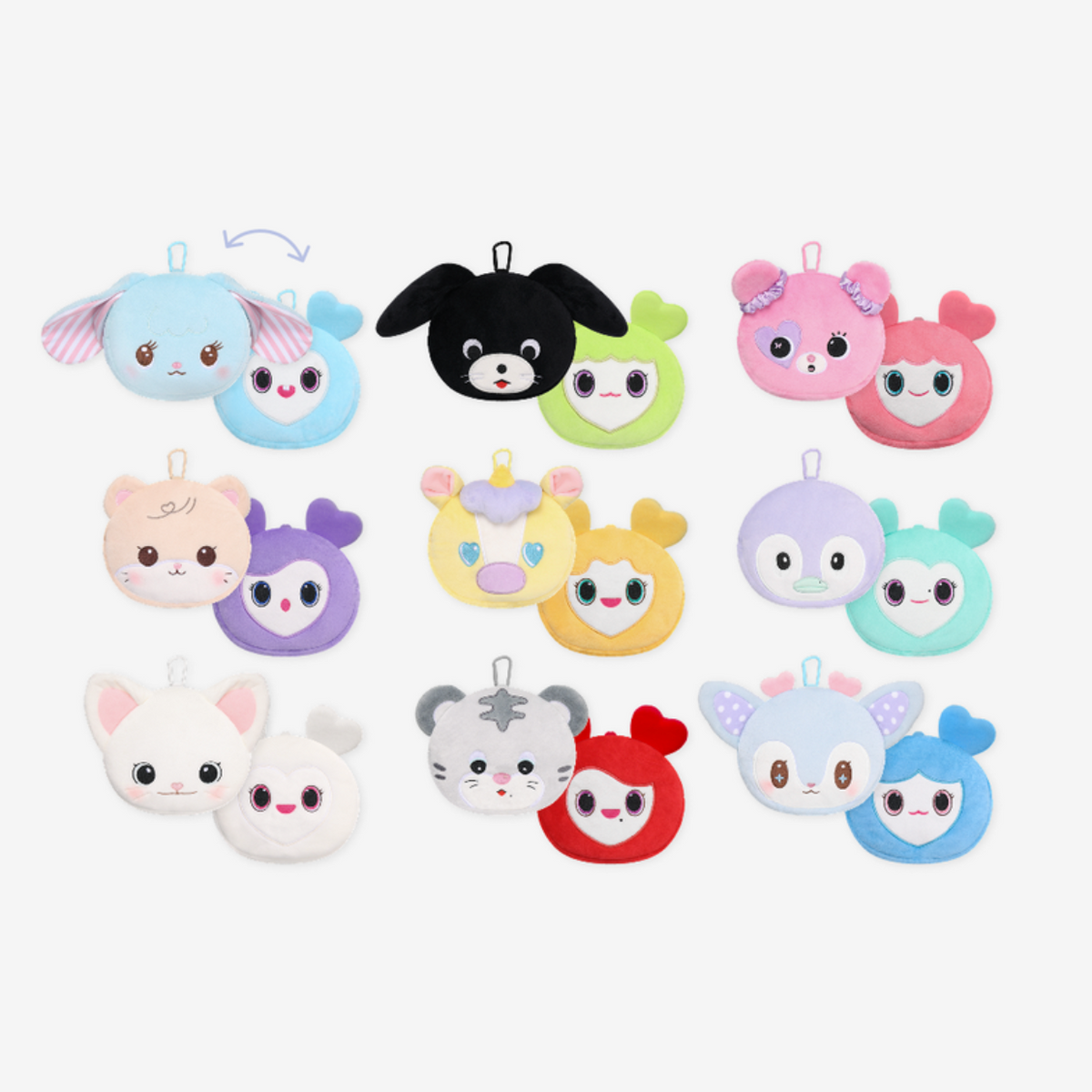 TWICE [TWICE THE THRILL] POP-UP STORE OFFICIAL MD - 06. TDOONGZ REVERSIBLE POUCH (PRE-ORDER)