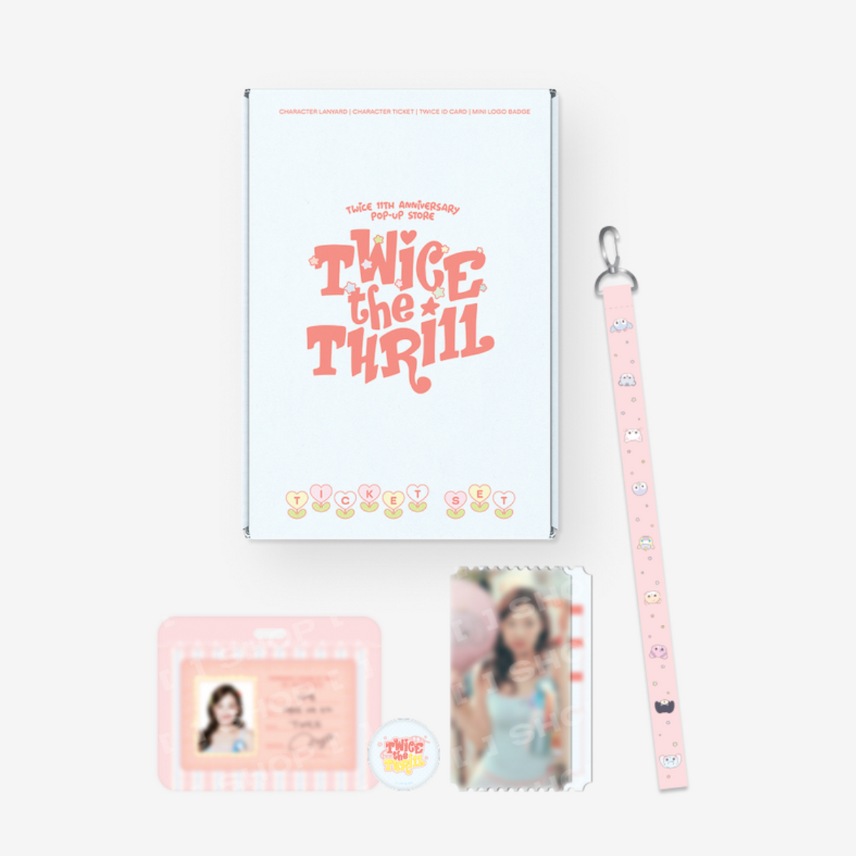 TWICE [TWICE THE THRILL] POP-UP STORE OFFICIAL MD - 17. TWICE LAND TICKET SET (PRE-ORDER)
