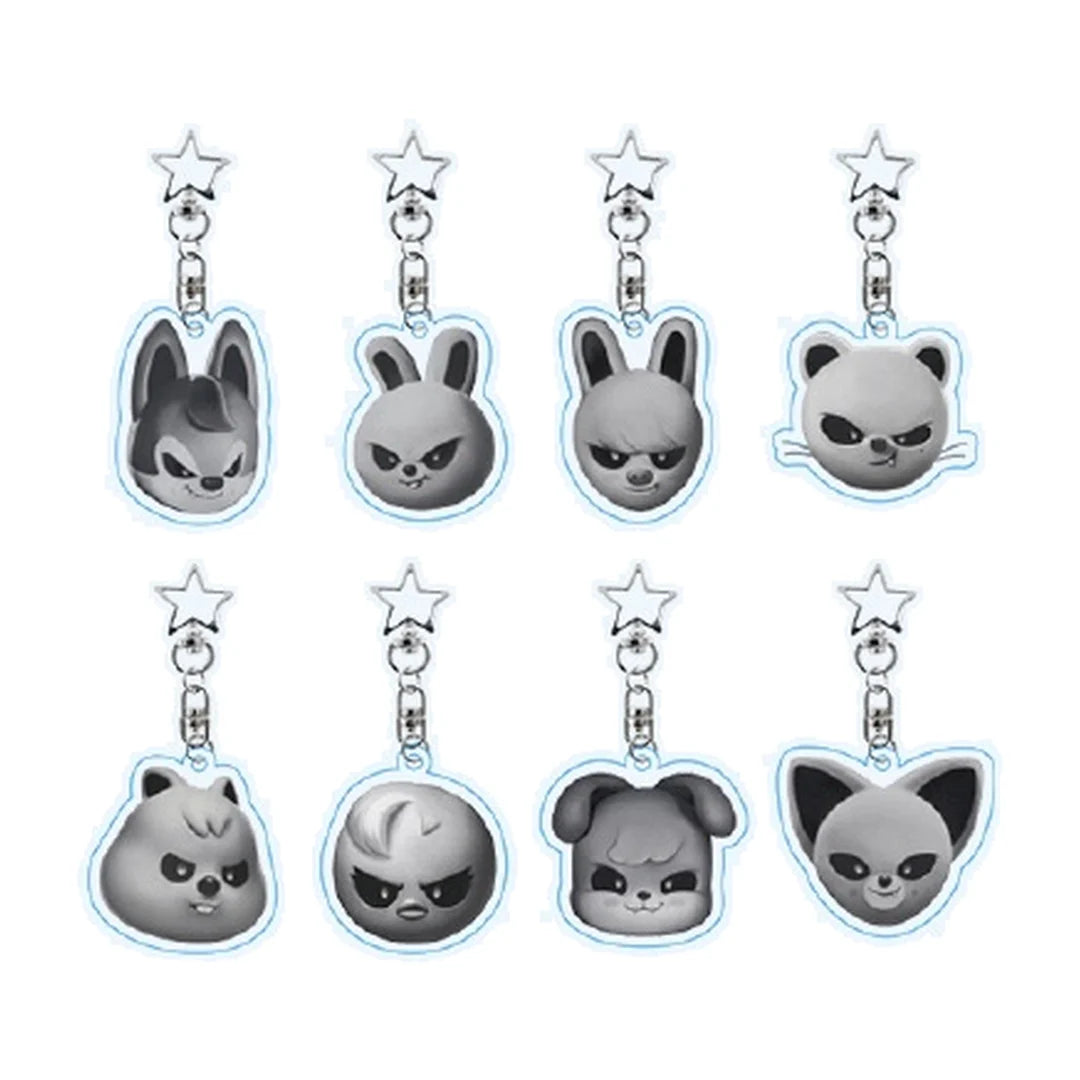 STRAY KIDS POP-UP STORE [SKZOO EVERYWHERE ALL AROUND THE WORLD] IN CHINA OFFICIAL MD - 06. EVIL ACRYLIC KEYRING (PRE-ORDER)