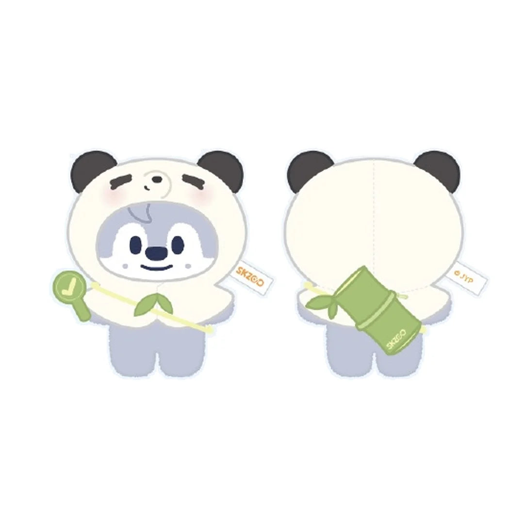 STRAY KIDS POP-UP STORE [SKZOO EVERYWHERE ALL AROUND THE WORLD] IN CHINA OFFICIAL MD - 07. STANDING PLUSH OUTFIT (PANDA VER.) (PRE-ORDER)