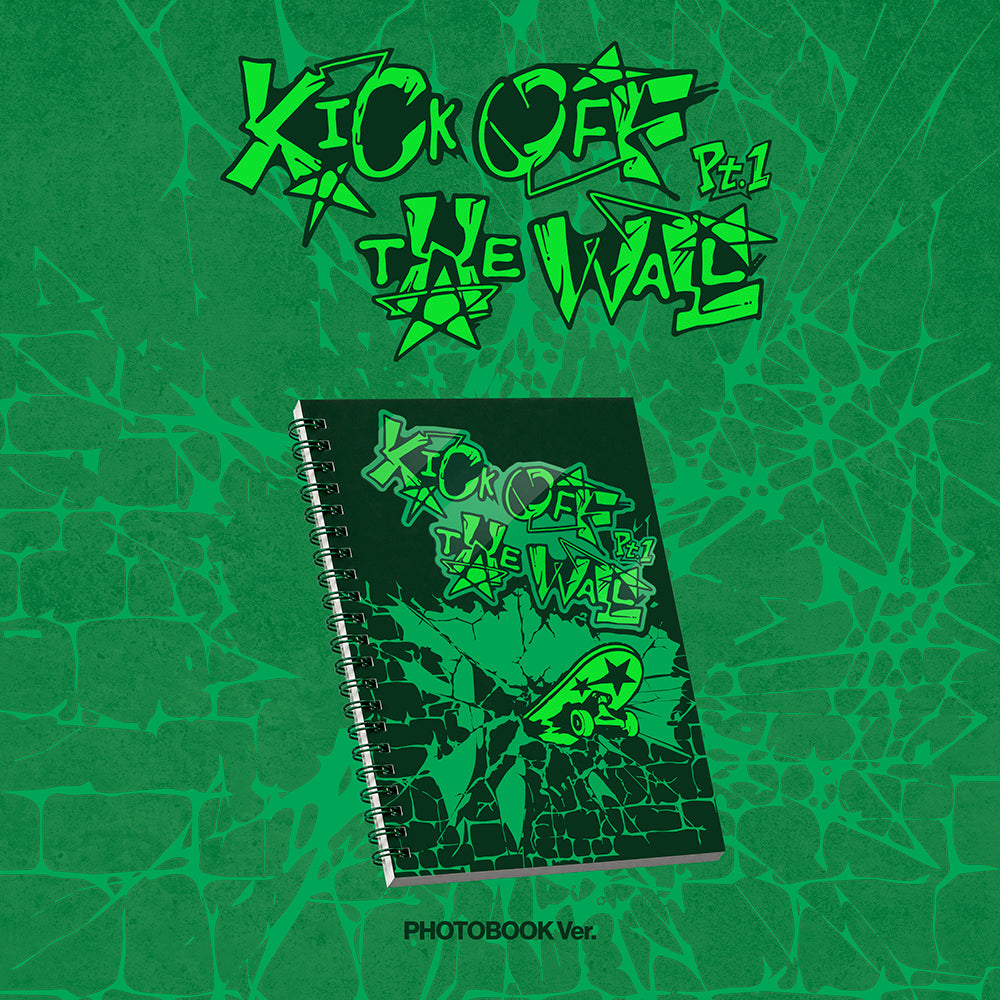 KICKFLIP 5TH MINI ALBUM - KICK OFF THE WALL PT.1 (PHOTOBOOK VER.) + WITHMUU PHOTOCARD