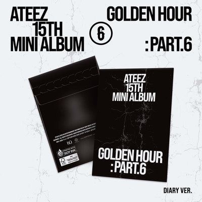 ATEEZ 14TH MINI ALBUM - GOLDEN HOUR : PART.6 (KOREA VER.) (POCAALBUM) (PRE-ORDER)