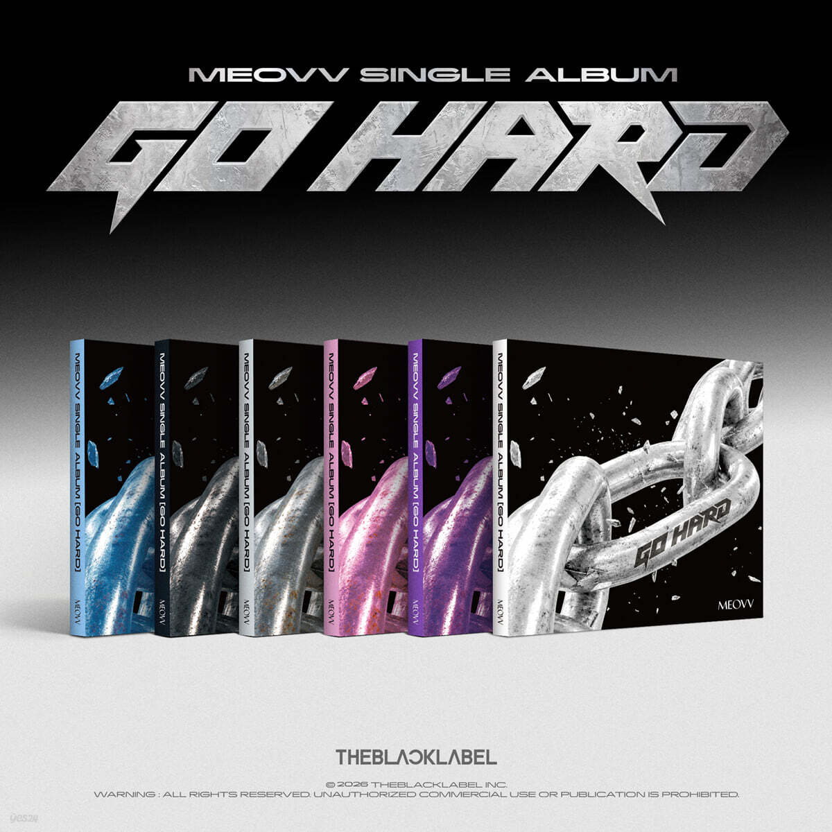 MEOVV SINGLE ALBUM - GO HARD + WITHMUU PHOTOCARD (PRE-ORDER)