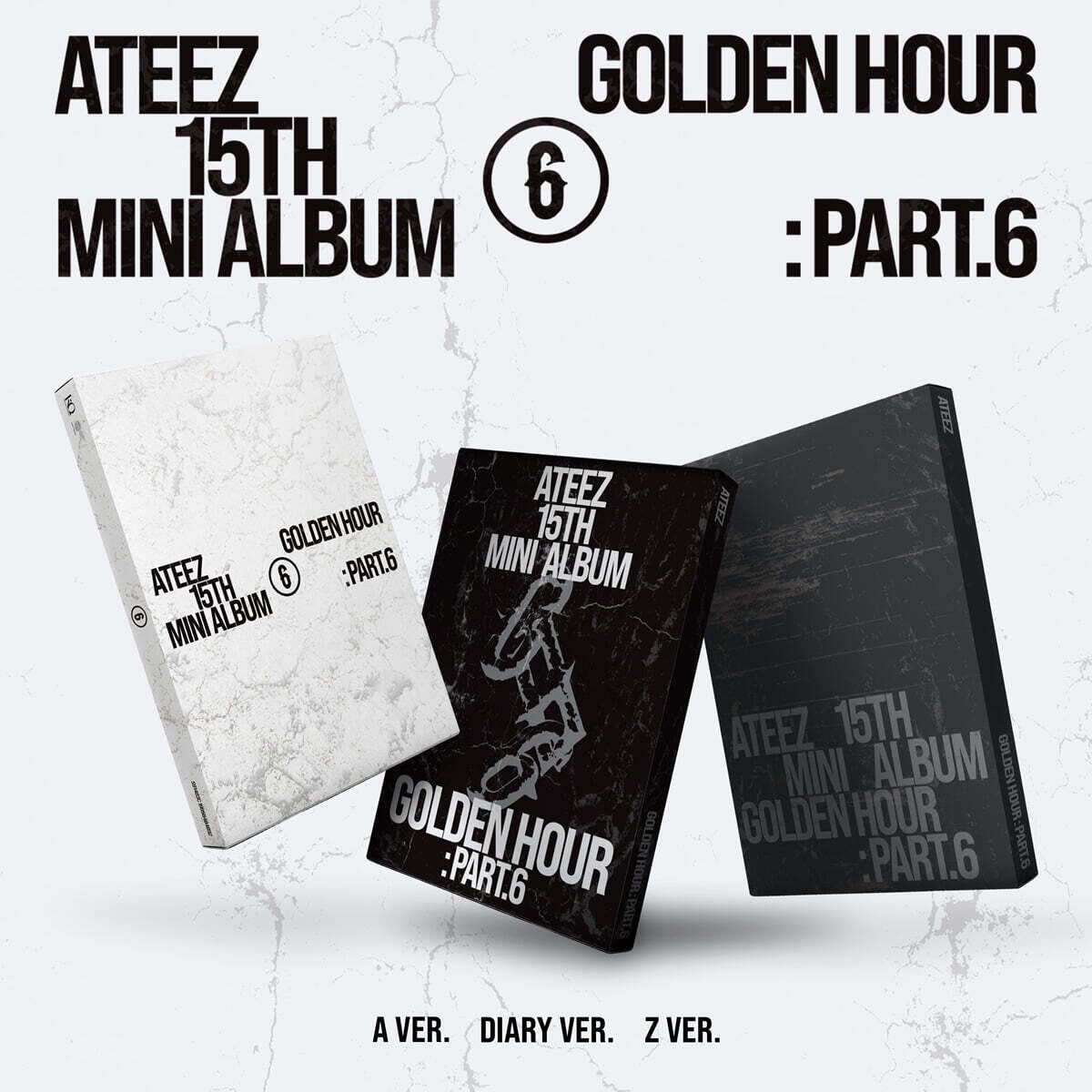 ATEEZ 14TH MINI ALBUM - GOLDEN HOUR : PART.6 (KOREA VER.) + APPLEMUSIC PHOTOCARD (PRE-ORDER)