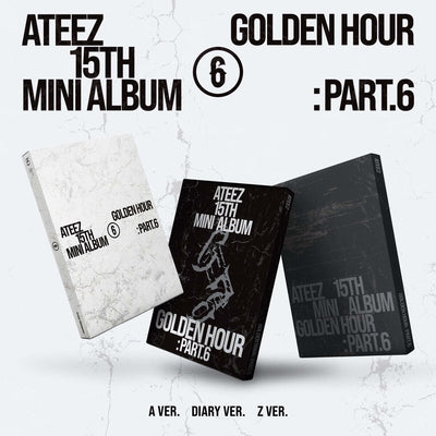 ATEEZ 14TH MINI ALBUM - GOLDEN HOUR : PART.6 (KOREA VER.) + APPLEMUSIC PHOTOCARD (PRE-ORDER)