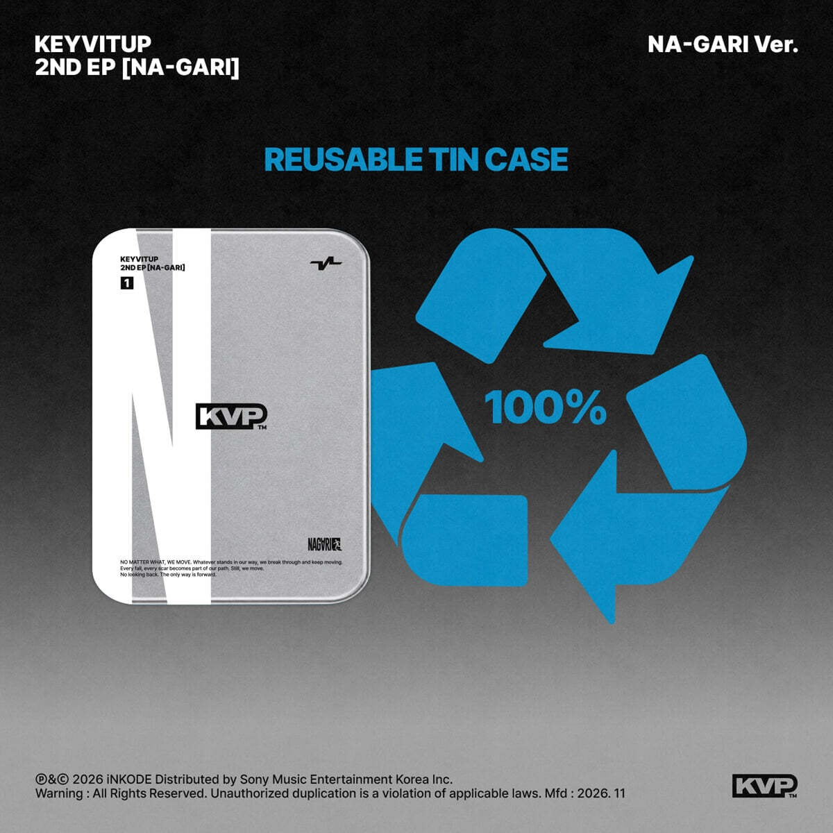 KEYVITUP 2ND EP ALBUM - NA-GARI (NA-GARI VER.) (PRE-ORDER)