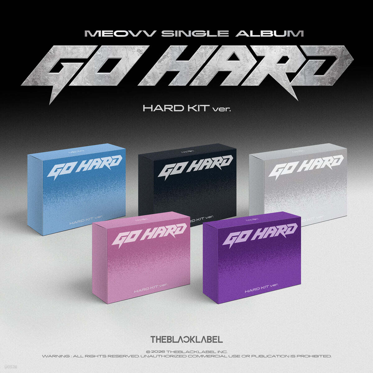 MEOVV SINGLE ALBUM - GO HARD (HARD KIT VER.) + WITHMUU PHOTOCARD (PRE-ORDER)