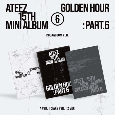 ATEEZ 14TH MINI ALBUM - GOLDEN HOUR : PART.6 (KOREA VER.) (POCAALBUM) (PRE-ORDER)