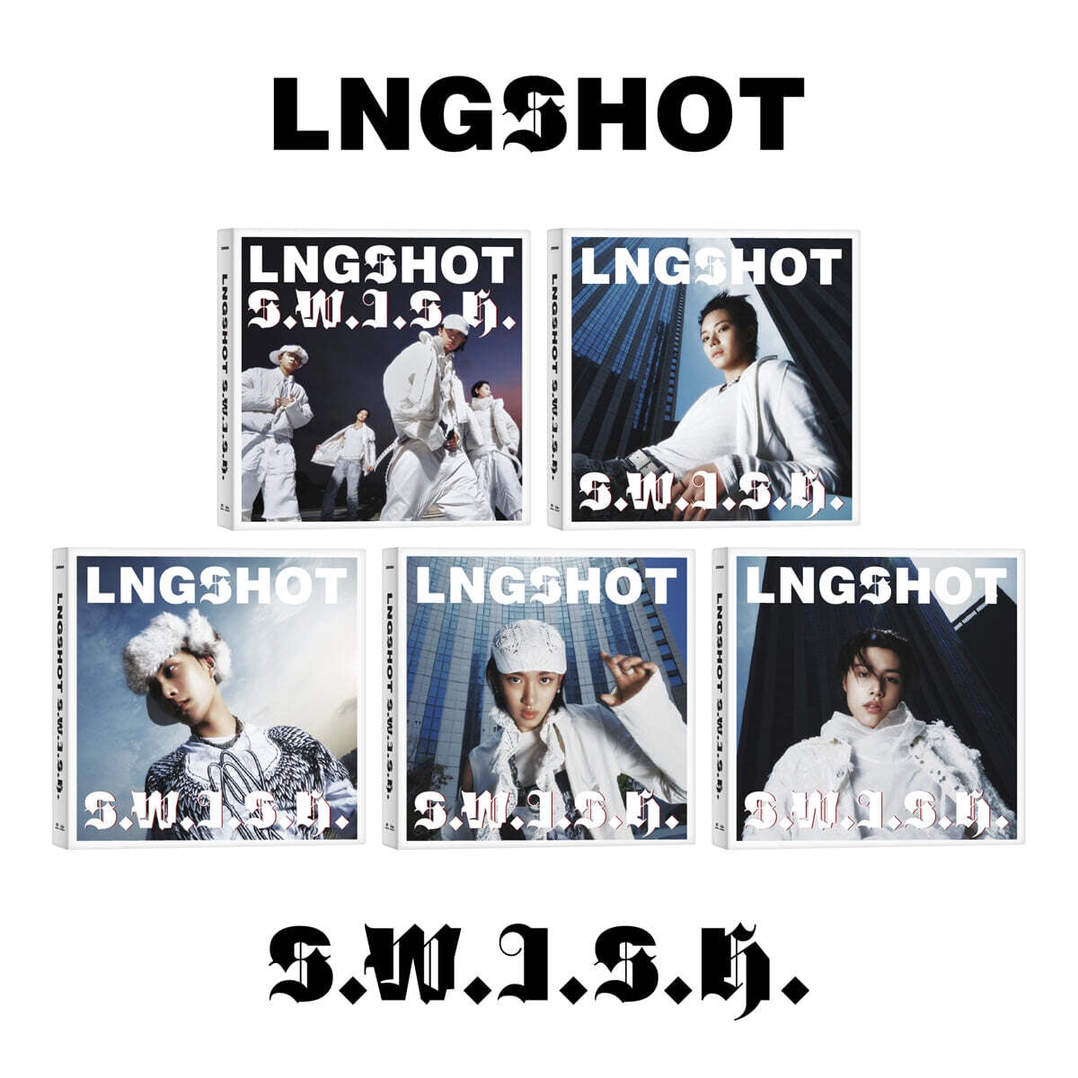 LNGSHOT EP ALBUM - S.W.I.S.H (STANDARD VER.) + WITHMUU PHOTOCARD (PRE-ORDER)