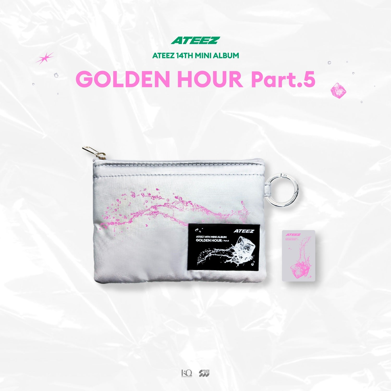 ATEEZ POP-UP STORE [GOLDEN HOUR : PART.5] OFFICIAL MD - 06. MINI POUCH (PRE-ORDER)
