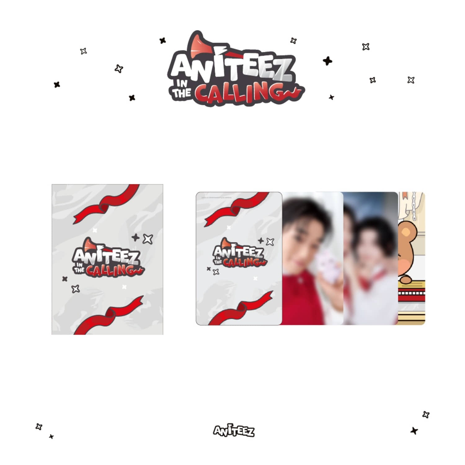 ATEEZ X ANITEEZ [ANITEEZ IN THE CALLING] OFFICIAL MD - 16. RANDOM TRADING CARD (PRE-ORDER)
