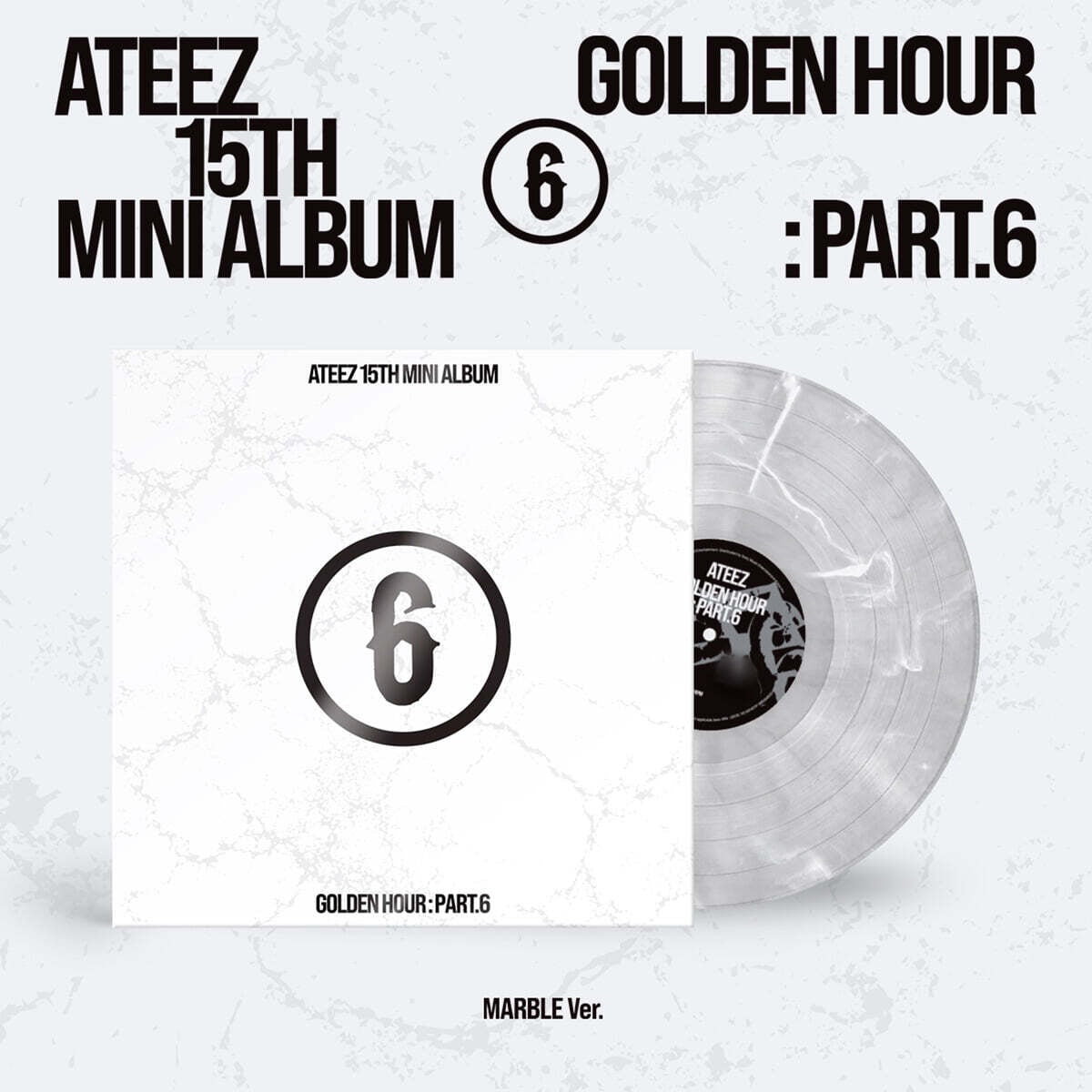 ATEEZ 15TH MINI ALBUM - GOLDEN HOUR : PART.6 (MARBLE VER.) (PRE-ORDER)