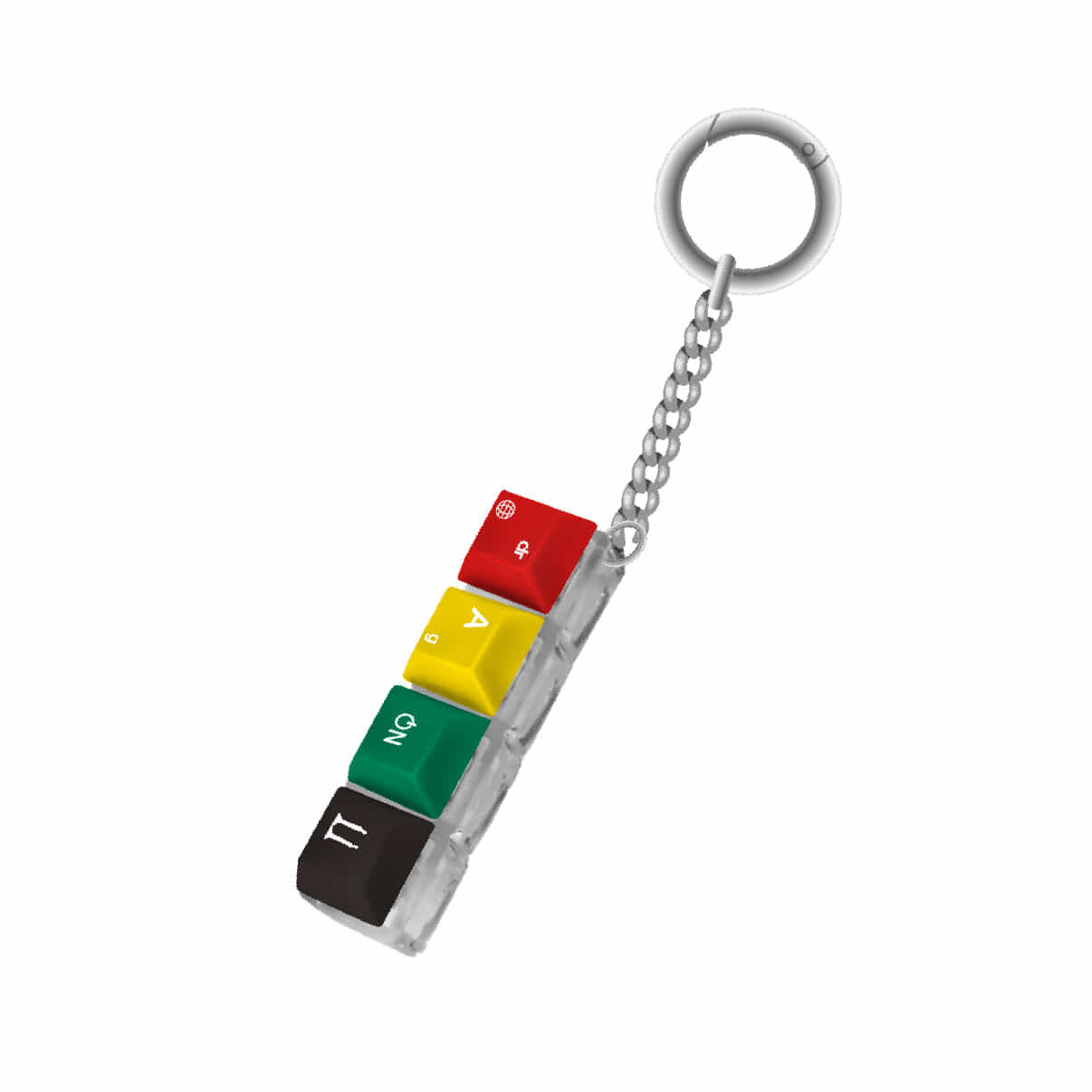 G-DRAGON 2025 WORLD TOUR OFFICIAL MD - 19. KEYCAP KEYRING (PRE-ORDER)