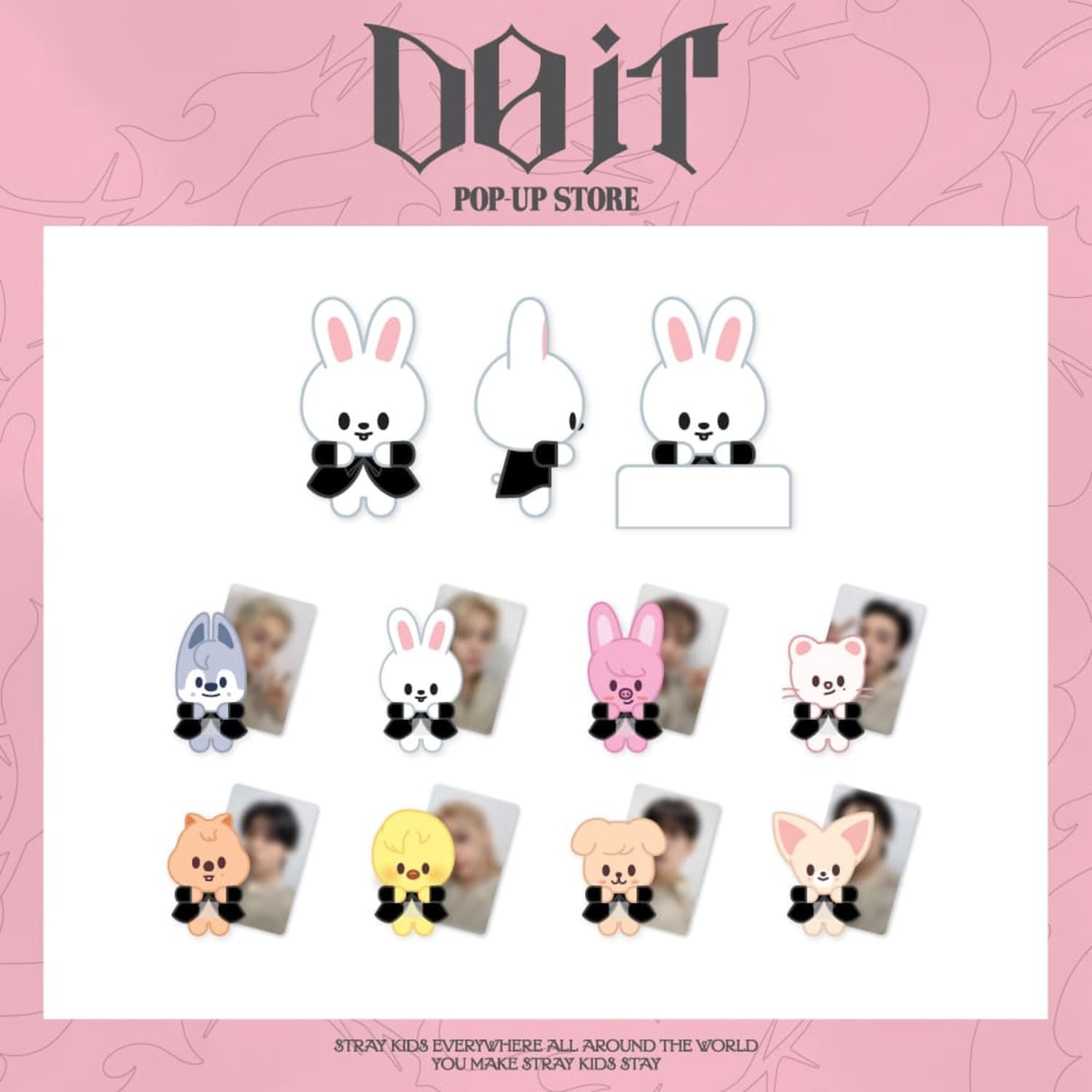 STRAY KIDS [DO IT] POP-UP STORE OFFICIAL MD - 03. SKZOO HIPPERS (PRE-ORDER)