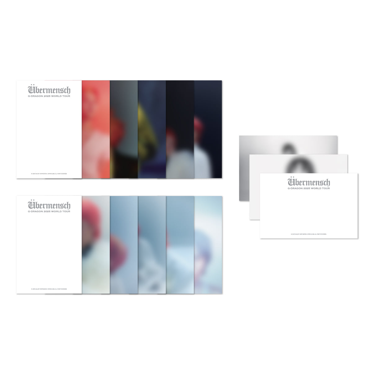 G-DRAGON 2025 WORLD TOUR OFFICIAL MD - 24. POSTCARD SET (PRE-ORDER)