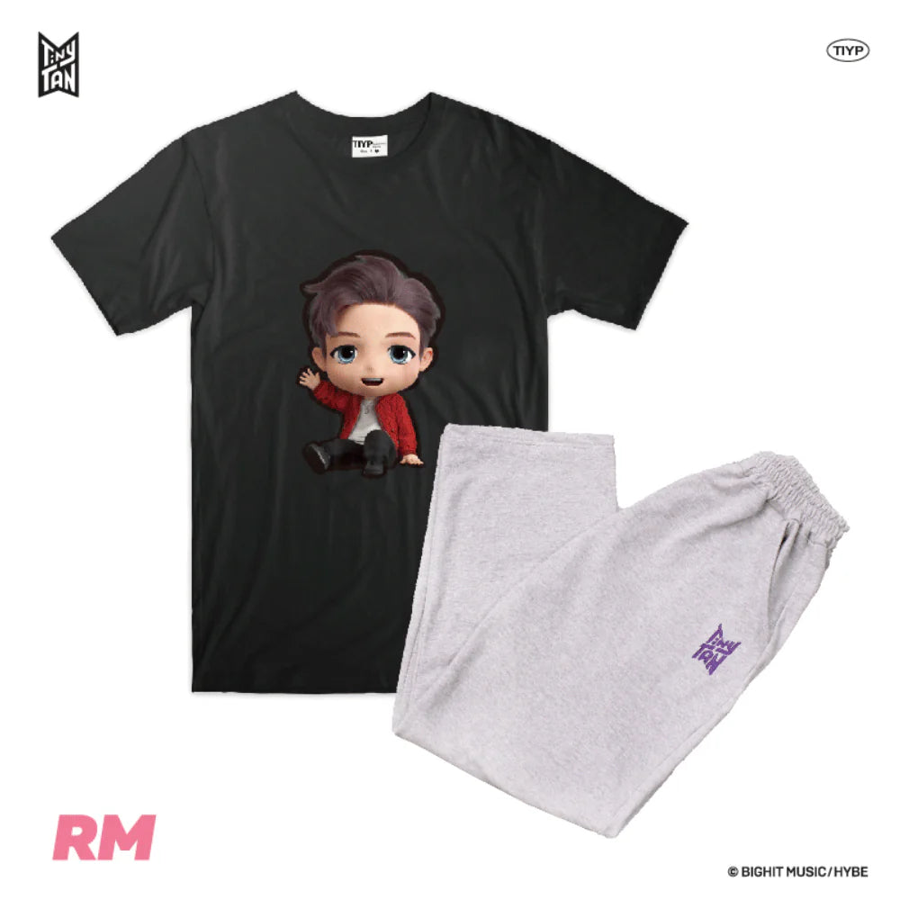 TINYTAN OFFICIAL MD - LICENSED 3D BLACK LOUNGEWEAR BY TIYP