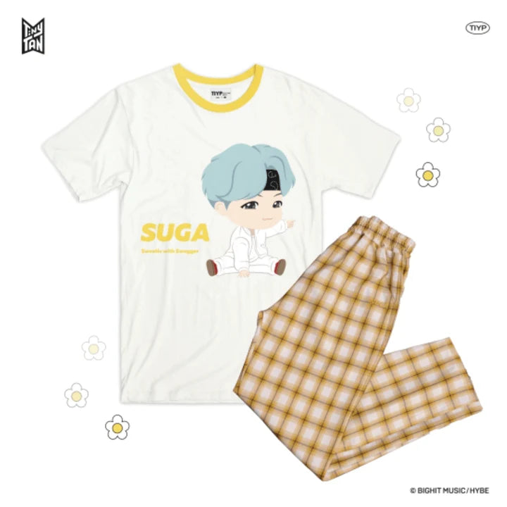 TINYTAN OFFICIAL MD - LICENSED CHECKED PATTERN LOUNGEWEAR BY TIYP