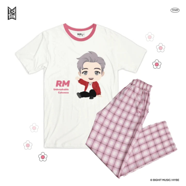TINYTAN OFFICIAL MD - LICENSED CHECKED PATTERN LOUNGEWEAR BY TIYP