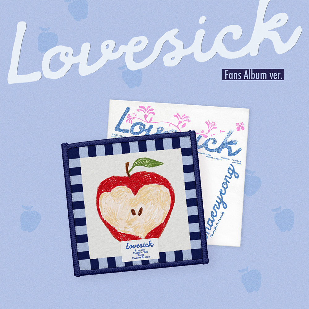 CHAERYEONG 1ST MINI ALBUM - LOVESICK (FANS ALBUM VER.) + APPLEMUSIC PHOTOCARD (PRE-ORDER)
