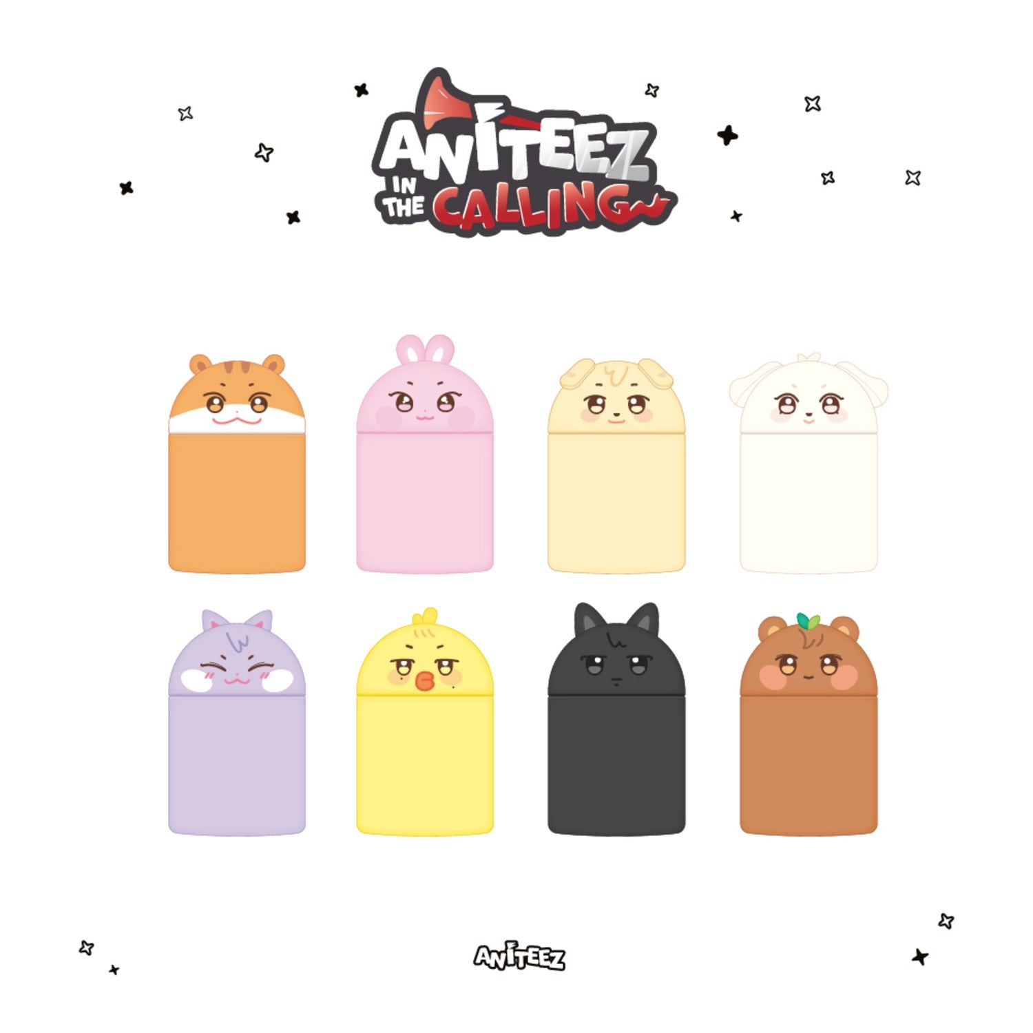 ATEEZ X ANITEEZ [ANITEEZ IN THE CALLING] OFFICIAL MD - 22. MINI DESK TRASH BIN (PRE-ORDER)