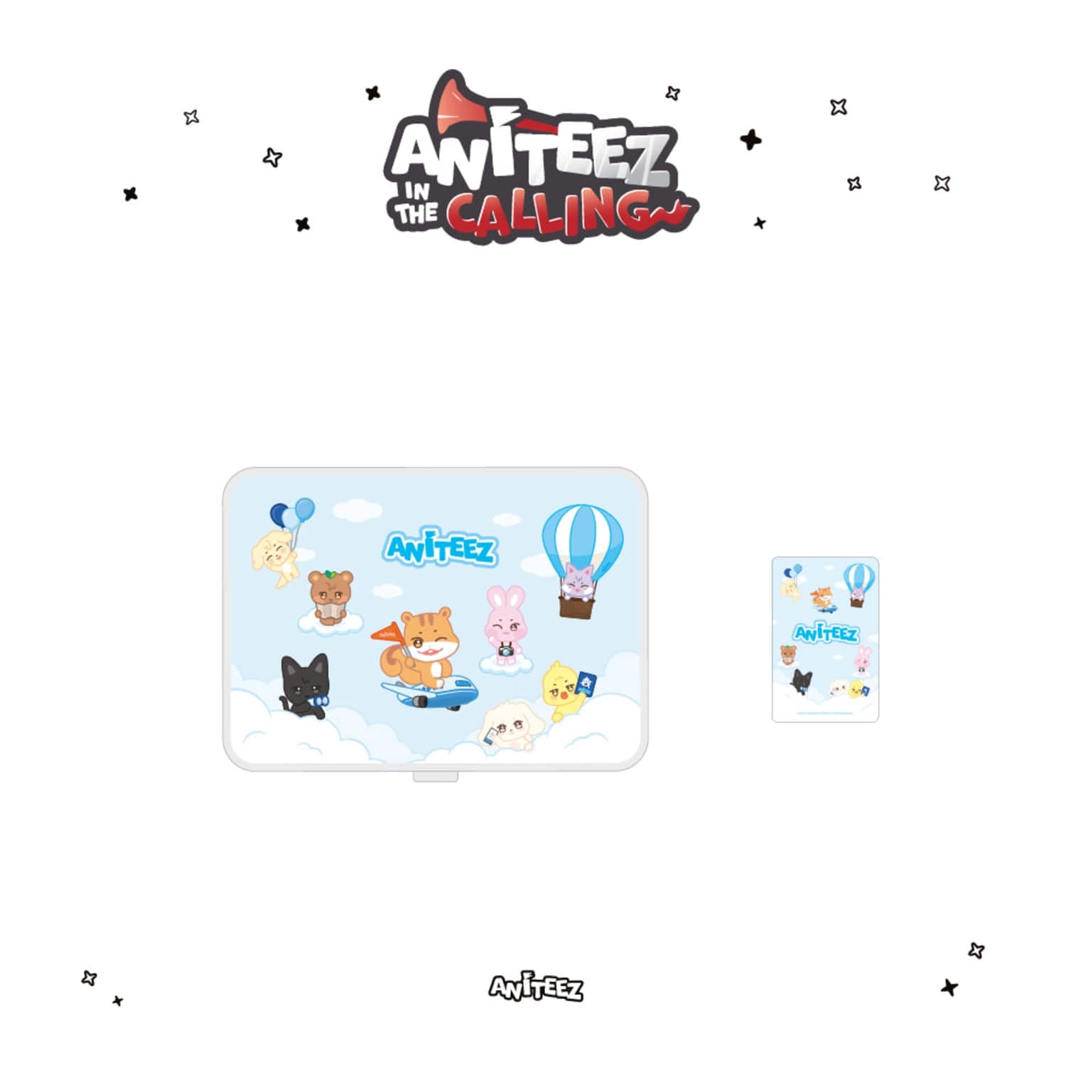 ATEEZ X ANITEEZ [ANITEEZ IN THE CALLING] OFFICIAL MD - 32. MINI MULTI CASE (PRE-ORDER)