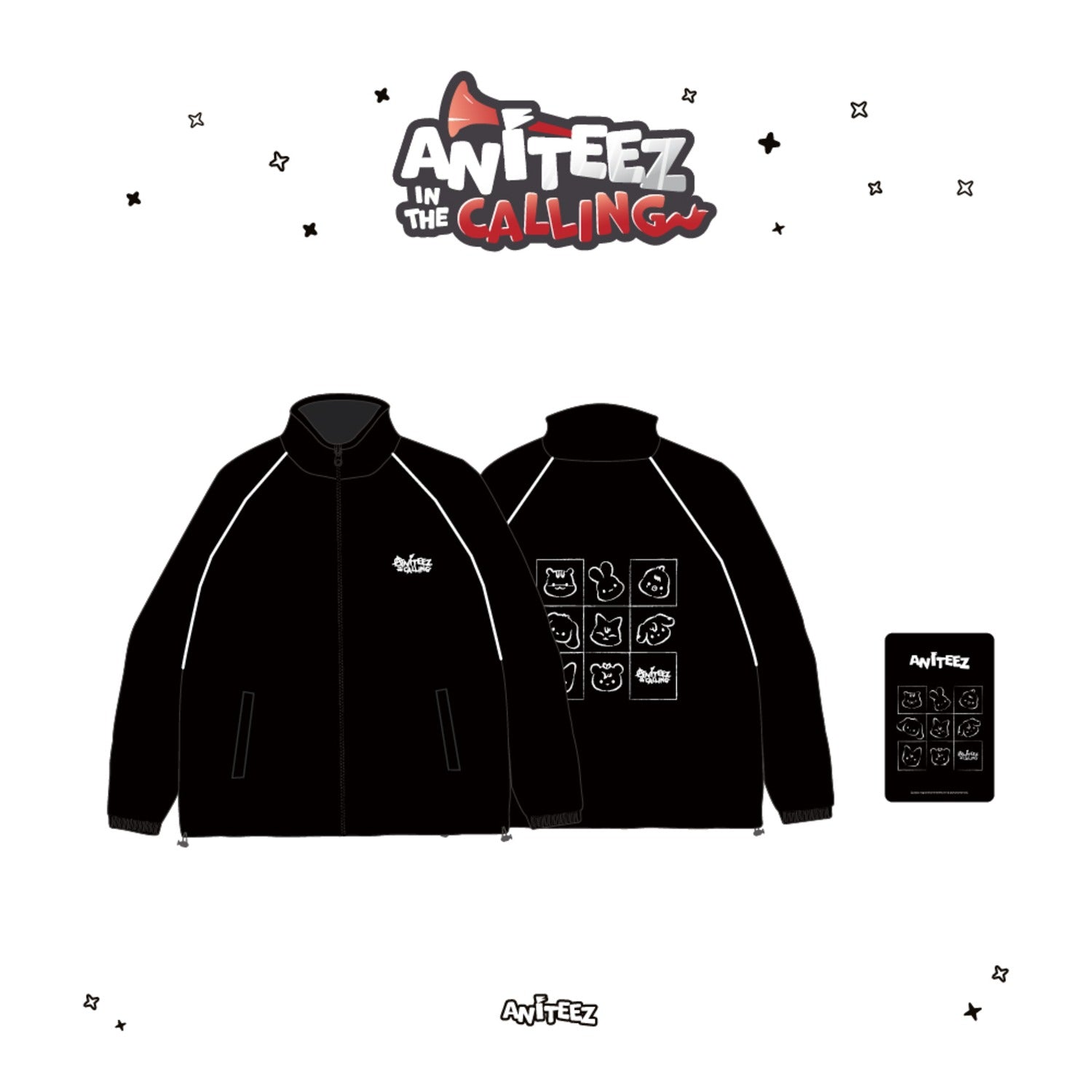 ATEEZ X ANITEEZ [ANITEEZ IN THE CALLING] OFFICIAL MD - 10. WINDBREAKER JACKET (PRE-ORDER)