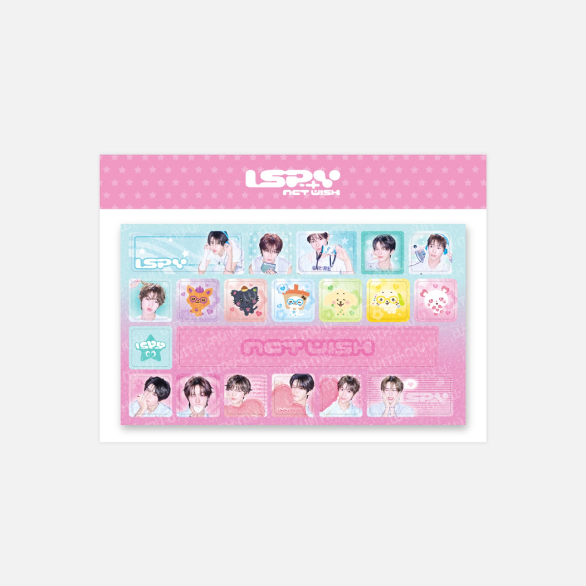 NCT WISH I SPY POP-UP STORE [WISH LAND] OFFICIAL MD - 02. KEYBOARD STICKER (PRE-ORDER)