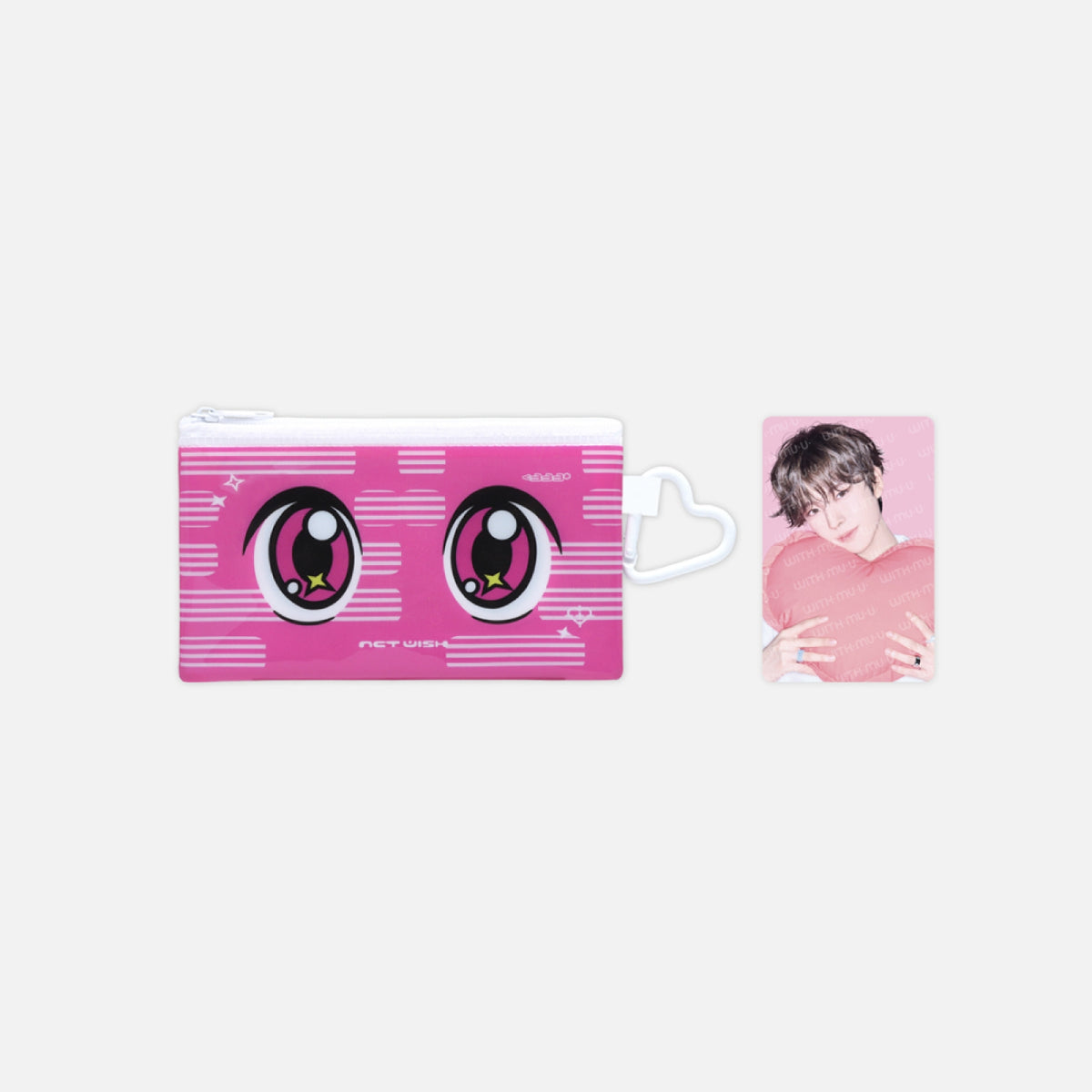 NCT WISH I SPY POP-UP STORE [WISH LAND] OFFICIAL MD - 11. POUCH KEYRING SET (PRE-ORDER)