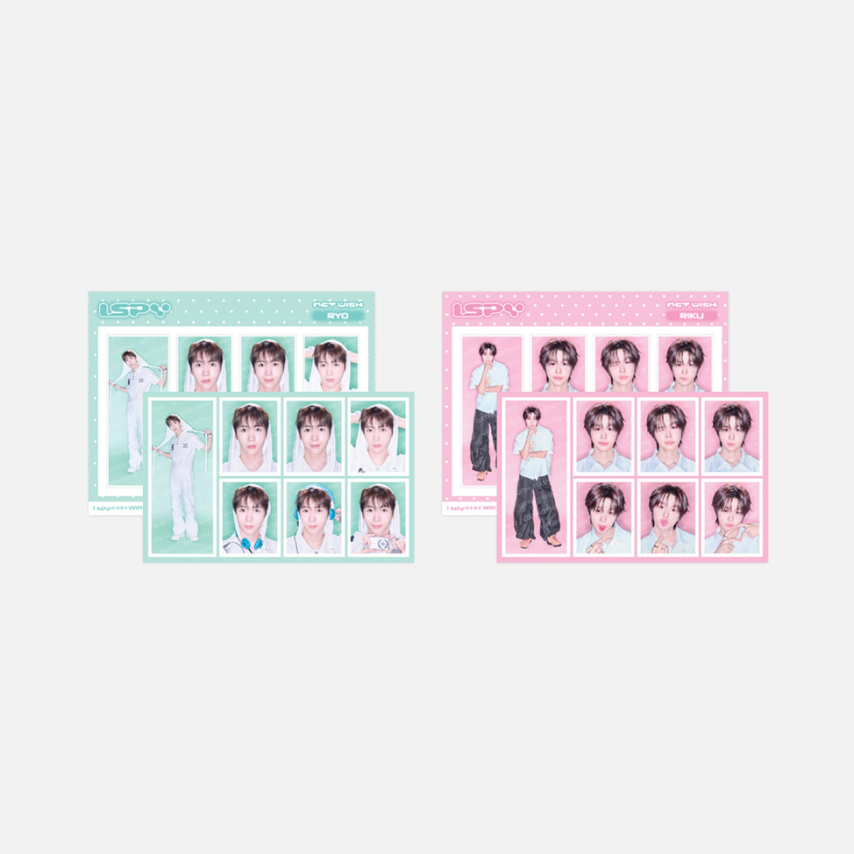 NCT WISH I SPY POP-UP STORE [WISH LAND] OFFICIAL MD - 07. ID PHOTO SET (PRE-ORDER)