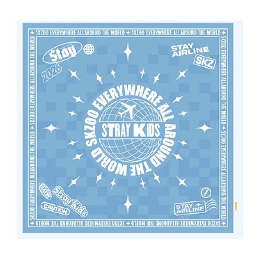 STRAY KIDS POP-UP STORE [SKZOO EVERYWHERE ALL AROUND THE WORLD] IN CHINA OFFICIAL MD - 19. BANDANA (PRE-ORDER)