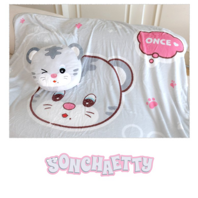 TWICE [TWICE THE THRILL] POP-UP STORE OFFICIAL MD - 07. CUSHION BLANKET (PRE-ORDER)