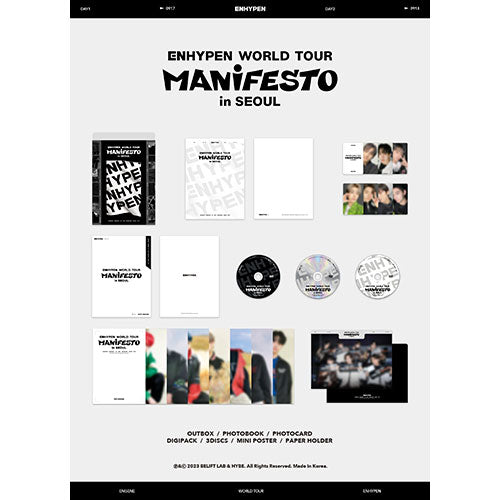 ENHYPEN WORLD TOUR [MANIFESTO] IN SEOUL (DVD)