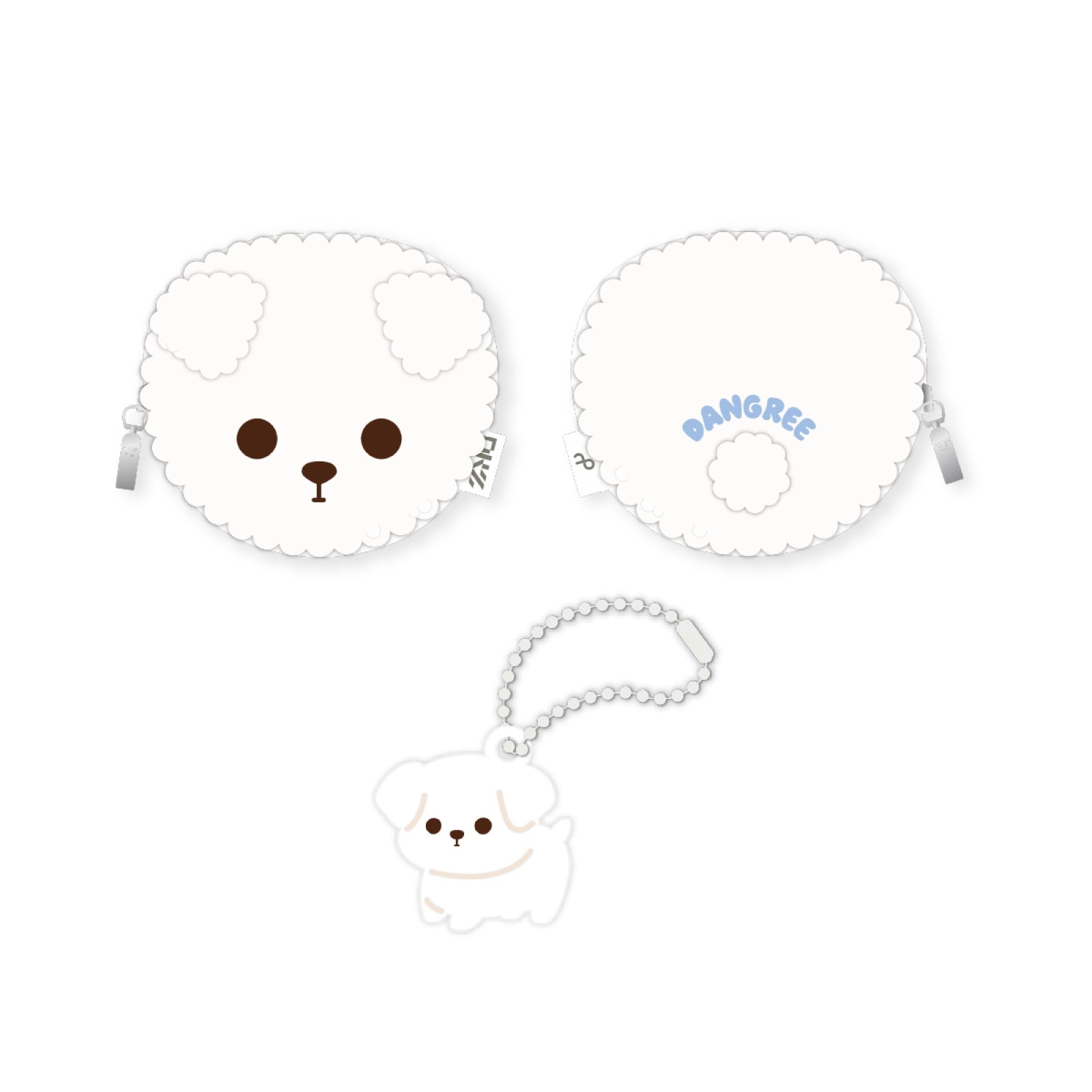 DKZ 2023 FAN CON [WELCOME TO DTU] OFFICIAL MD - 11. DANGREE MINI POUCH & ACRYLIC KEY RING SET
