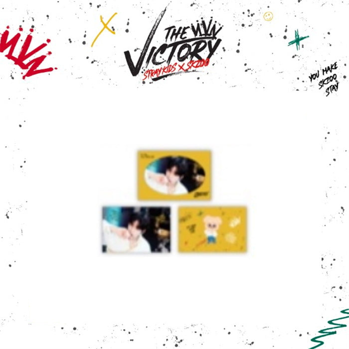 STRAY KIDS X SKZOO 'THE VICTORY' SKZ MD - 10. SKZ X SKZOO POSTCARD & ENVELOPE SET