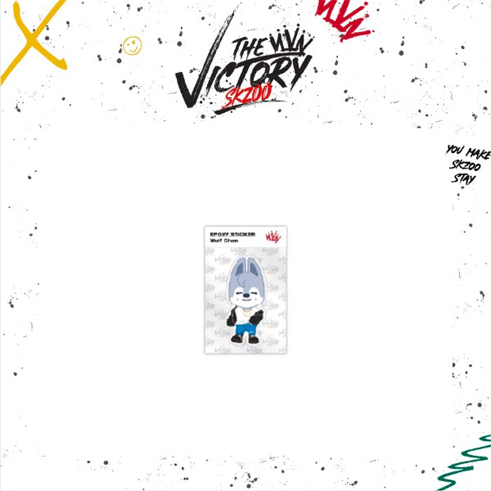 STRAY KIDS X SKZOO 'THE VICTORY' SKZOO MD - 11. EPOXY STICKER