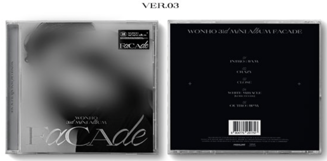 WONHO 3RD MINI ALBUM - FACADE (JEWEL VER.)