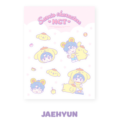 NCT X SANRIO CHARACTERS OFFICIAL MD - 10. CLEAR STICKER + PHOTOCARD SET