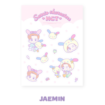 NCT X SANRIO CHARACTERS OFFICIAL MD - 10. CLEAR STICKER + PHOTOCARD SET