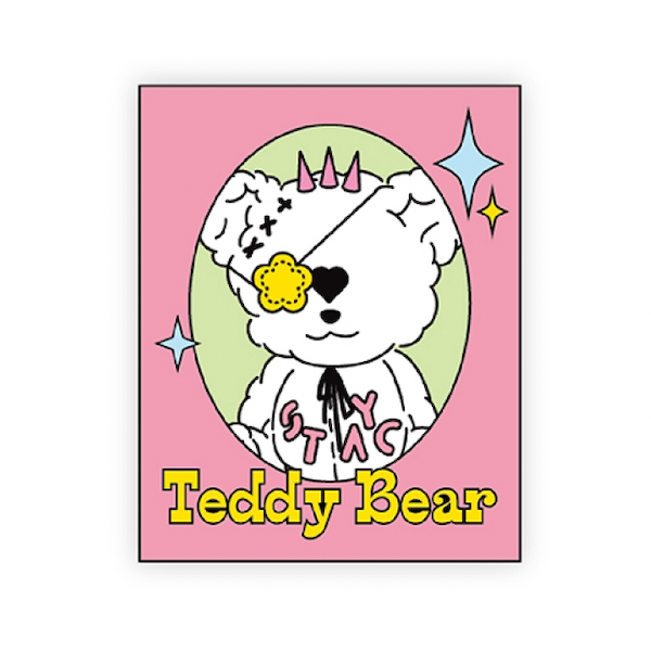 STAYC TEDDY BEAR POP-UP HOUSE MD - 03. BADGE – SubK Shop