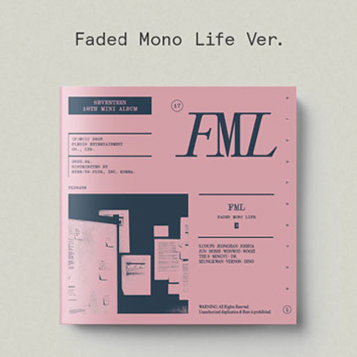 SEVENTEEN 10TH MINI ALBUM - FML