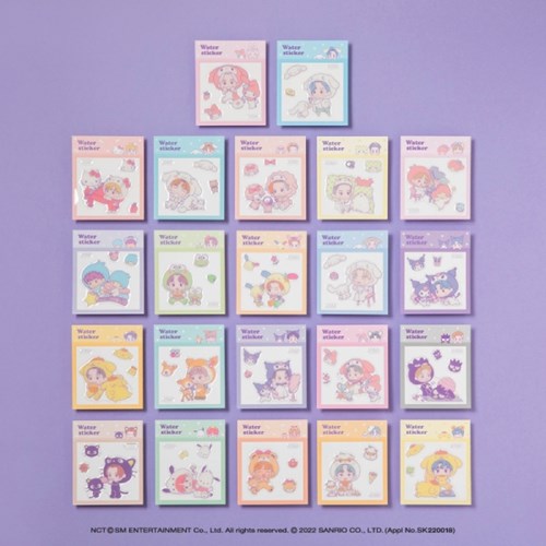 NCT X SANRIO CHARACTERS OFFICIAL MD - 01. WATER STICKER