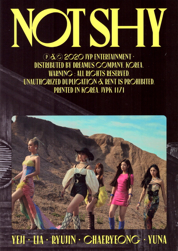 Amazon.com: ITZY 'Not Shy' 3rd Mini Album Random Version CD+