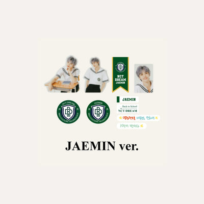 NCT DREAM 2021 BACK TO SCHOOL KIT OFFICIAL MD - LUGGAGE STICKER + PHOTO CARD SET