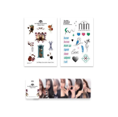BILLLIE POP-UP STORE [THE BILLAGE OF PERCEPTION : CHAPTER THREE] MD - 04. TATTOO STICKER SET