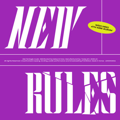 WEKI MEKI 4TH MINI ALBUM - NEW RULES