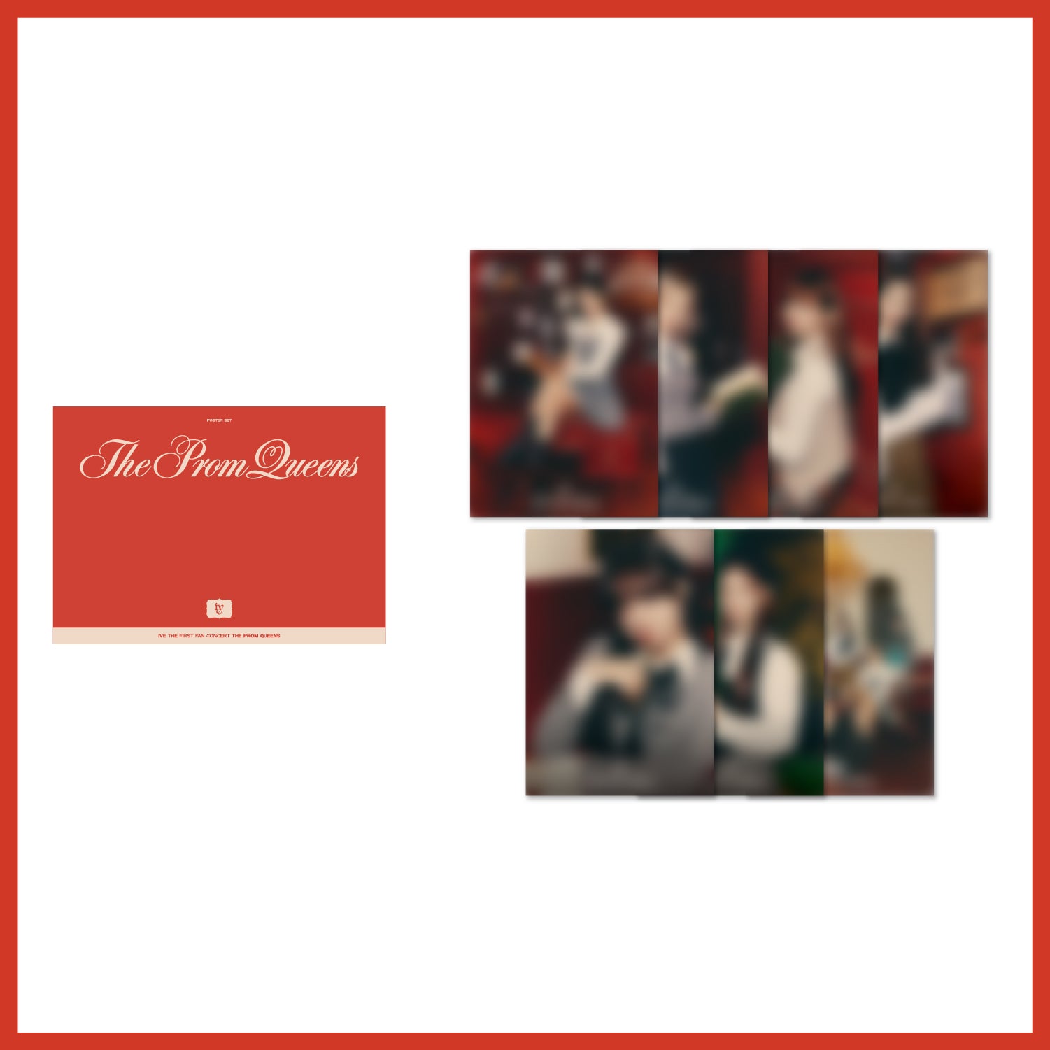 IVE THE FIRST FAN CONCERT THE PROM QUEENS OFFICIAL MD - 06. POSTER SET