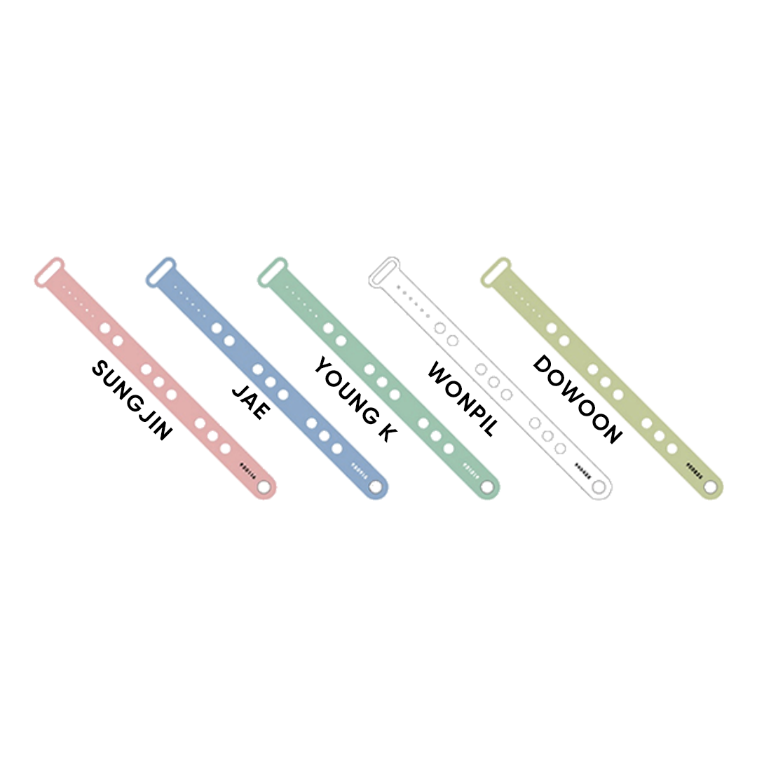 DAY6 'GRAVITY' SILICONE STRAP BAND (2186829070385)